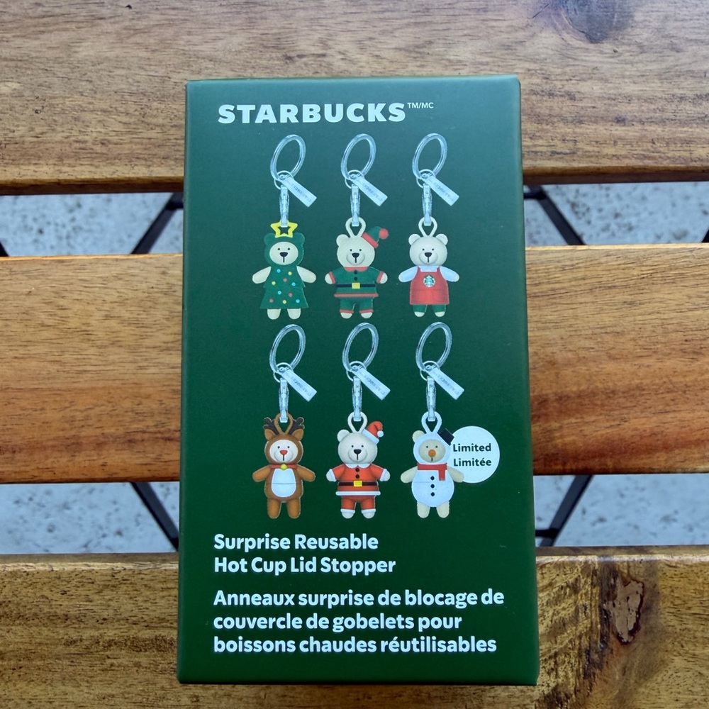 Starbucks Christmas Reusable Hot Cup Lid Stopper